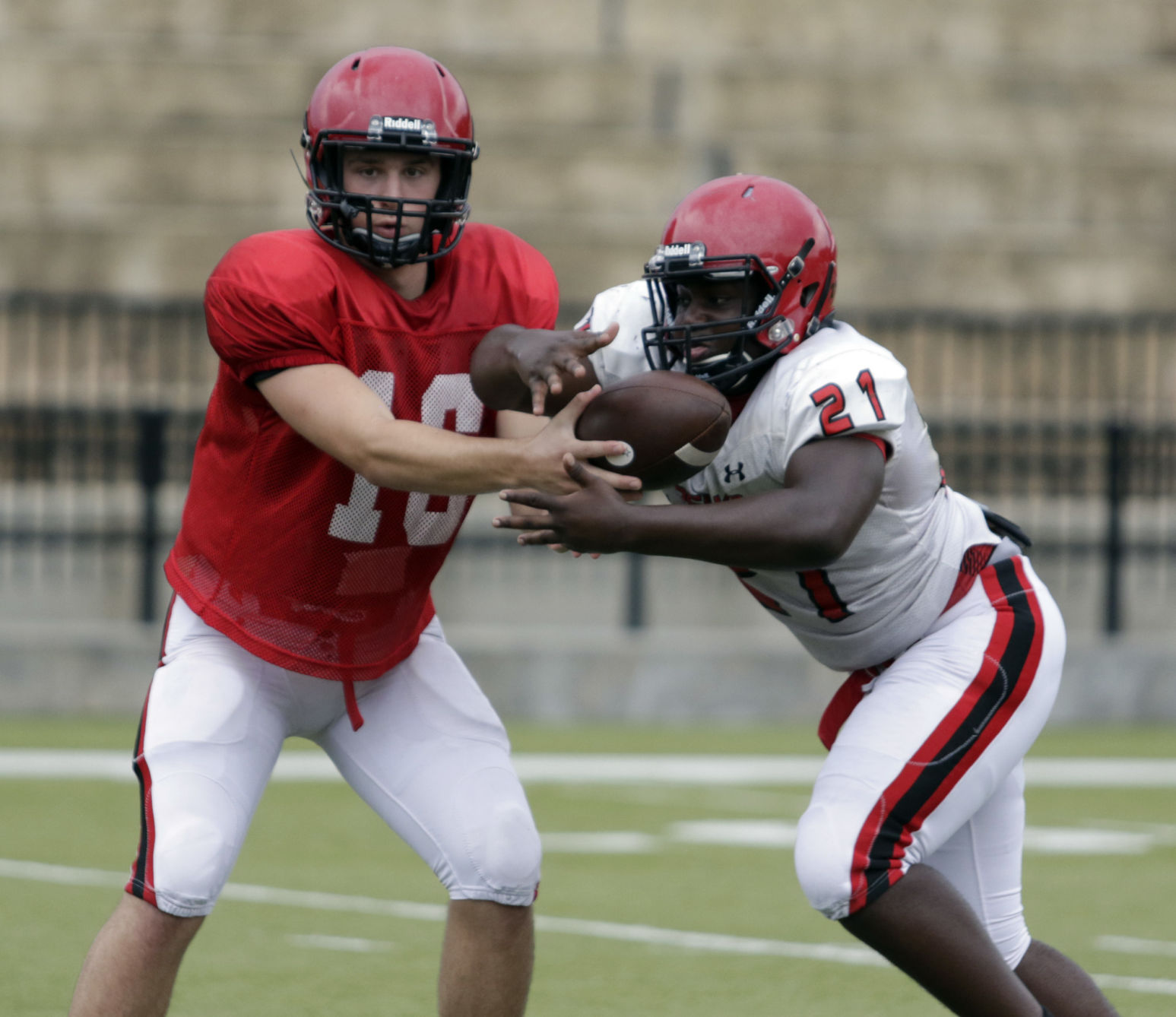 High school football, first day in full pads